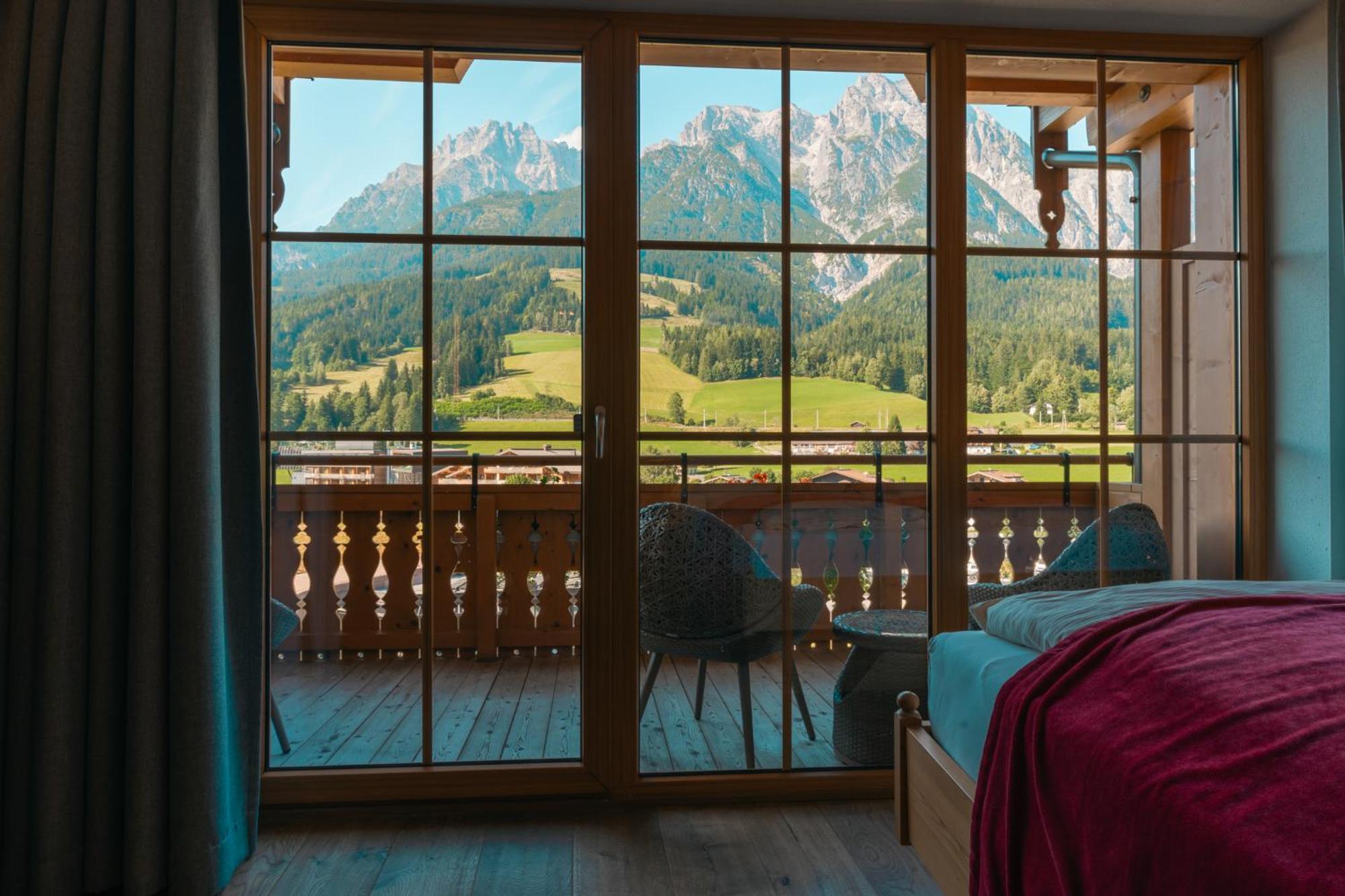 Hotel Riederalm Leogang Exterior foto